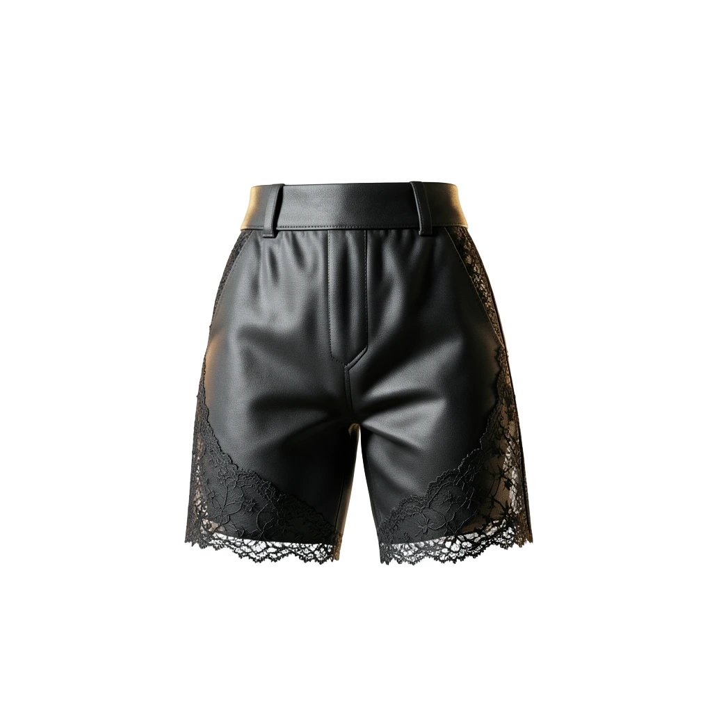 Black Lace Shorts