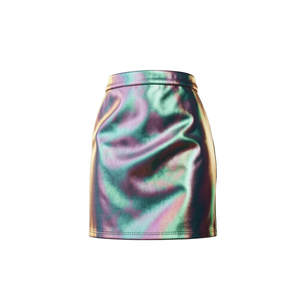 Iridescent Mini Skirt