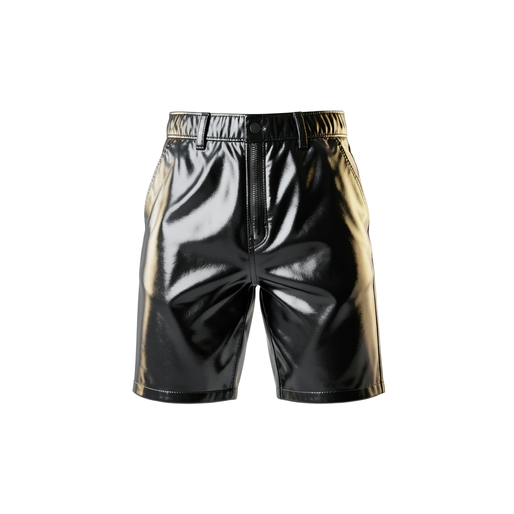 Vinyl Micro Shorts