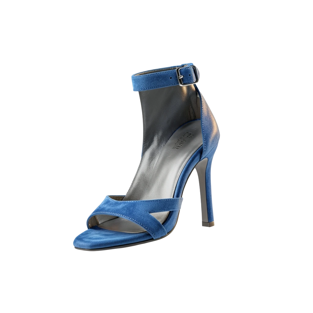 Blue Strappy Heels