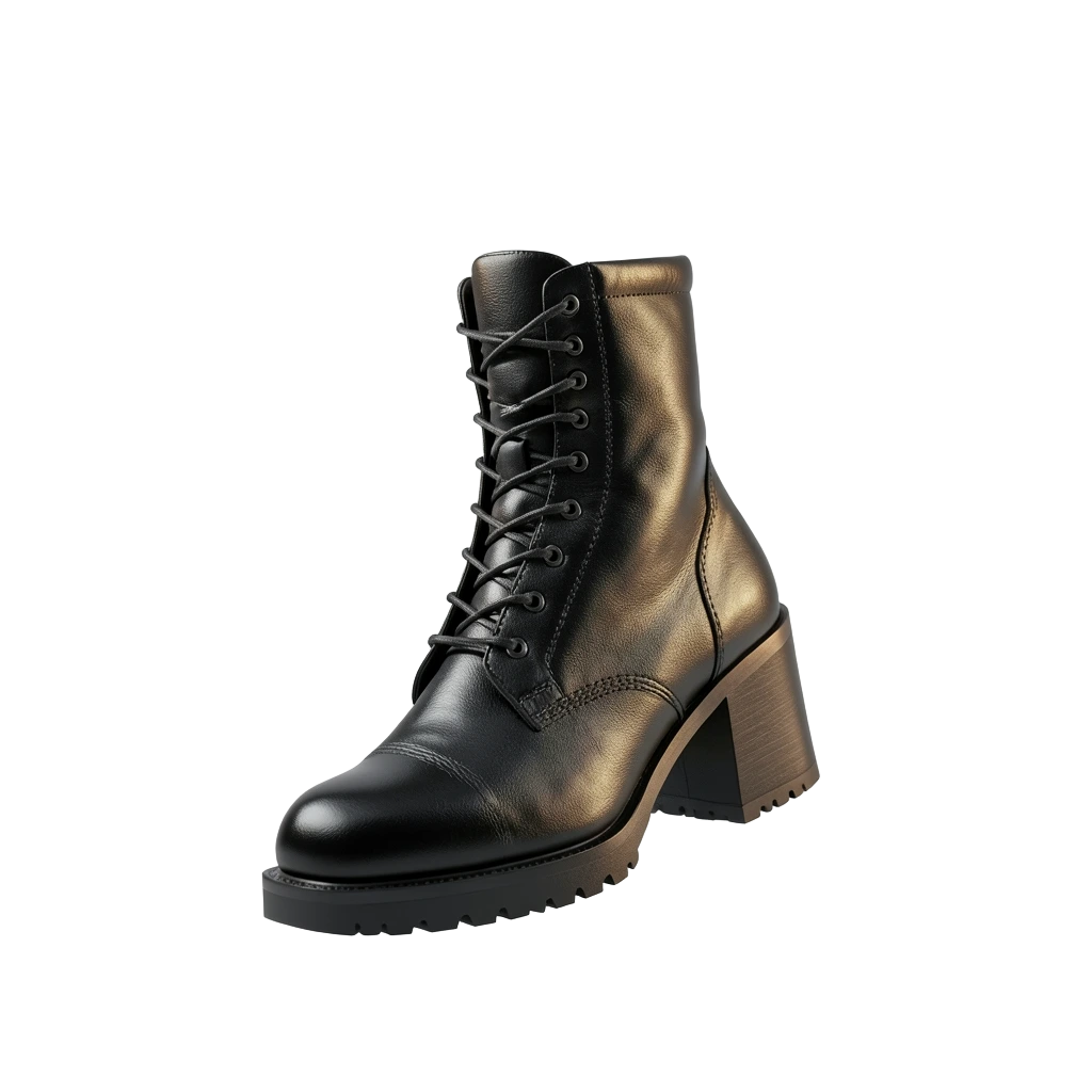 Lace-Up Ankle Boots