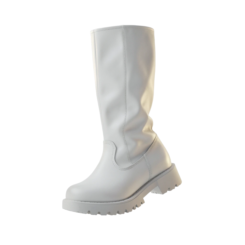 White Platform Thigh Boots