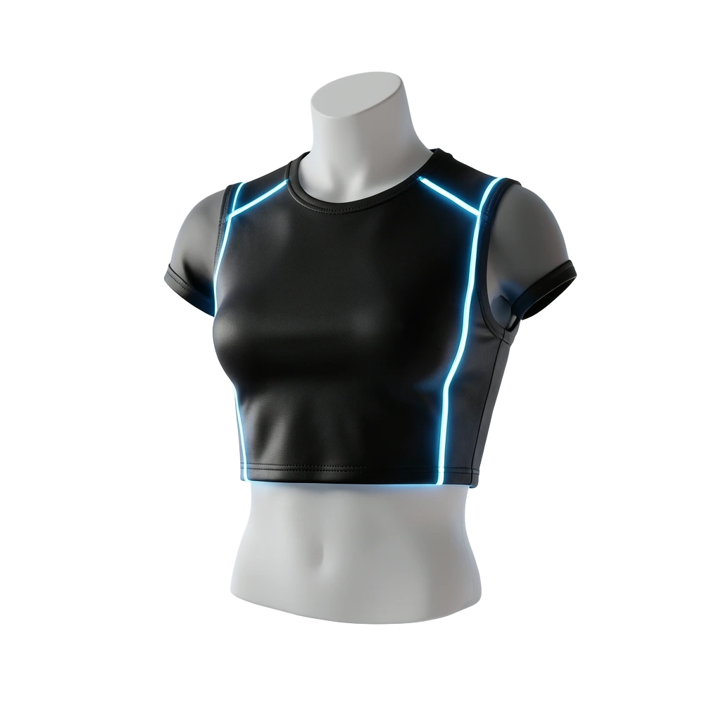 LED Strip Crop Top