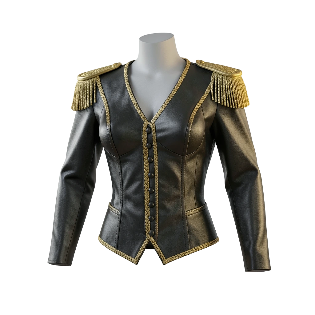 Epaulette Military Jacket