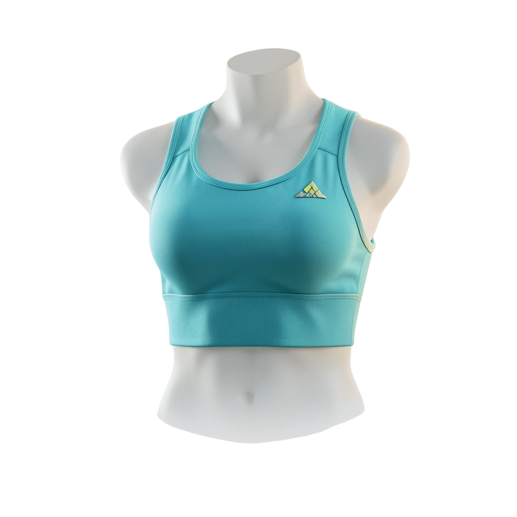Turquoise Sports Bra