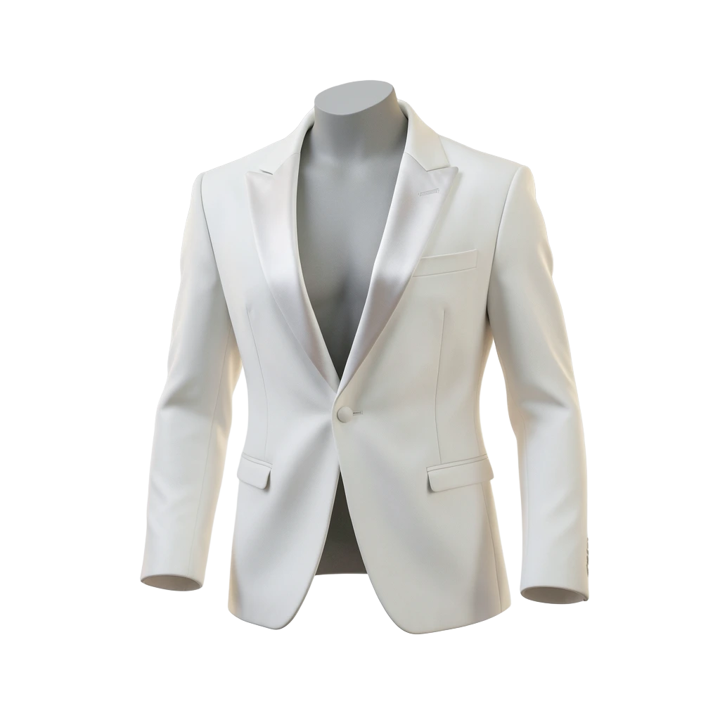 White Tuxedo Jacket