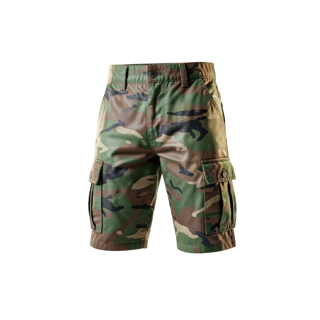 Camo Cargo Shorts