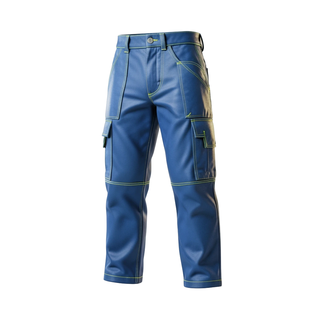 Electric Blue Cargo Pants