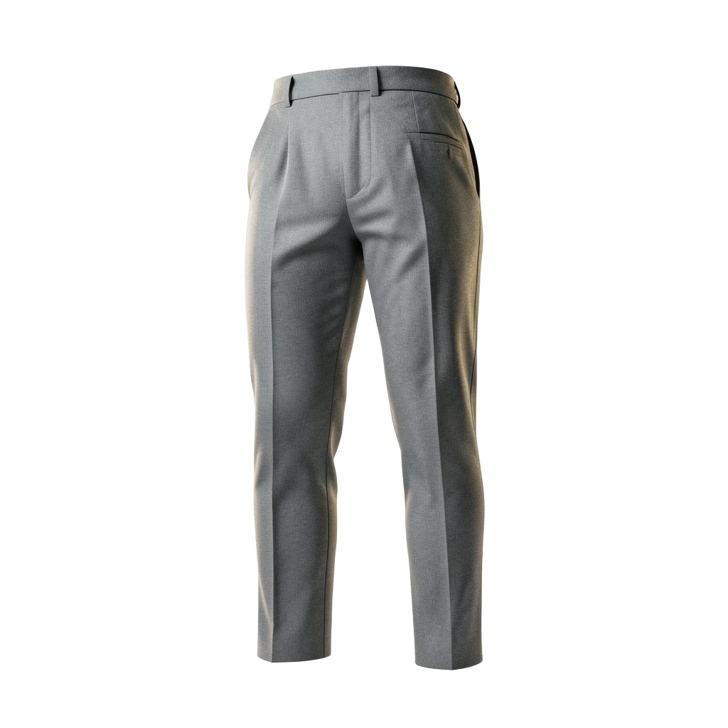 Grey Office Suit Trousers