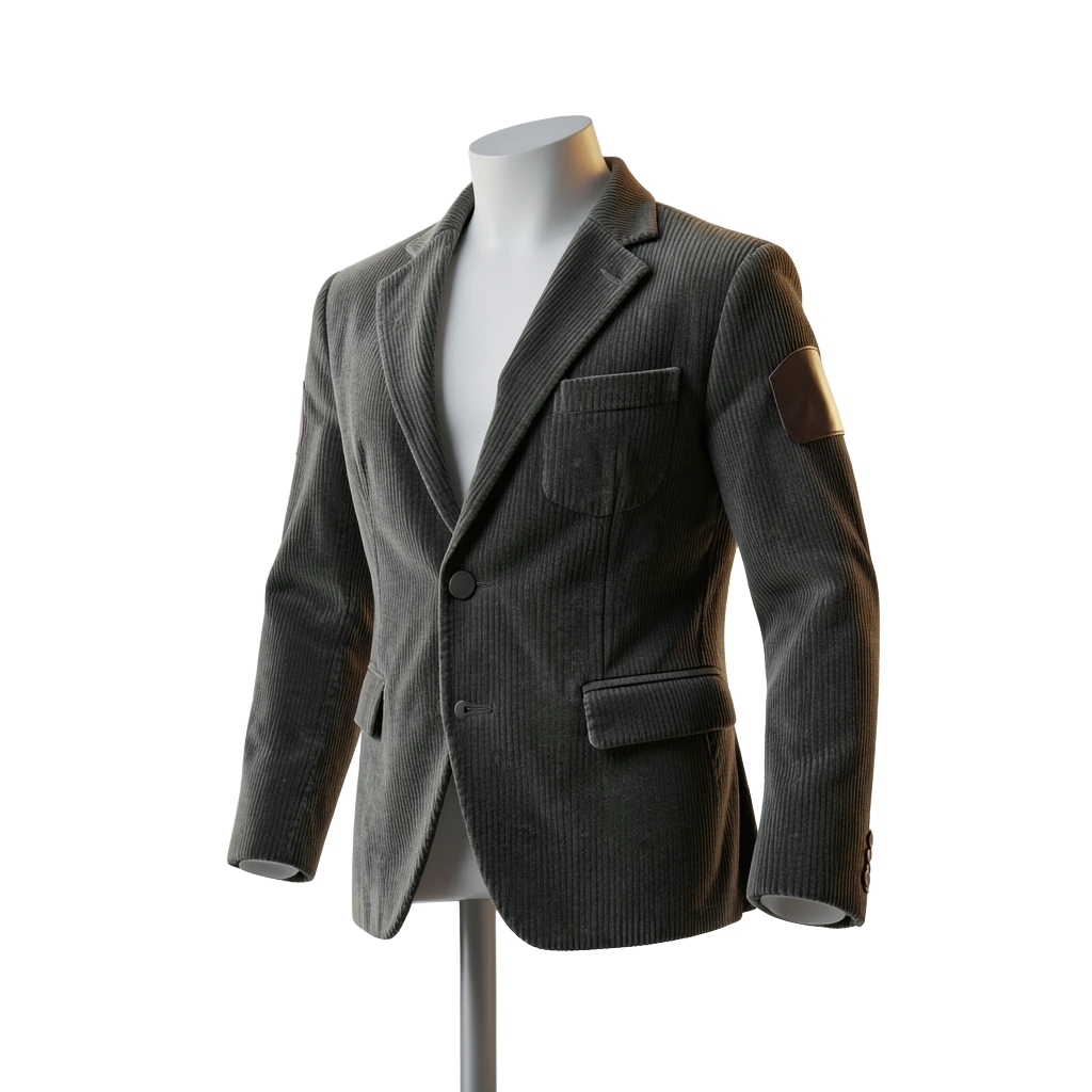 Corduroy Elbow Patch Blazer