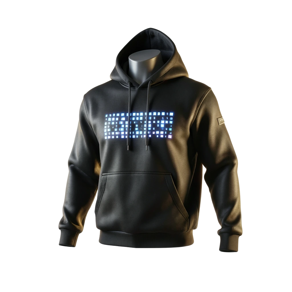 Black LED Hoodie