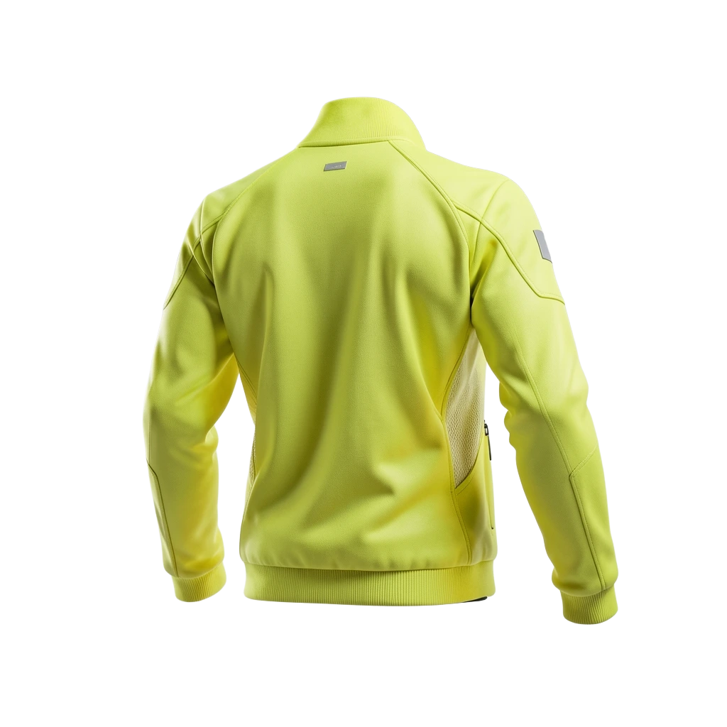 Neon Yellow Techwear Top