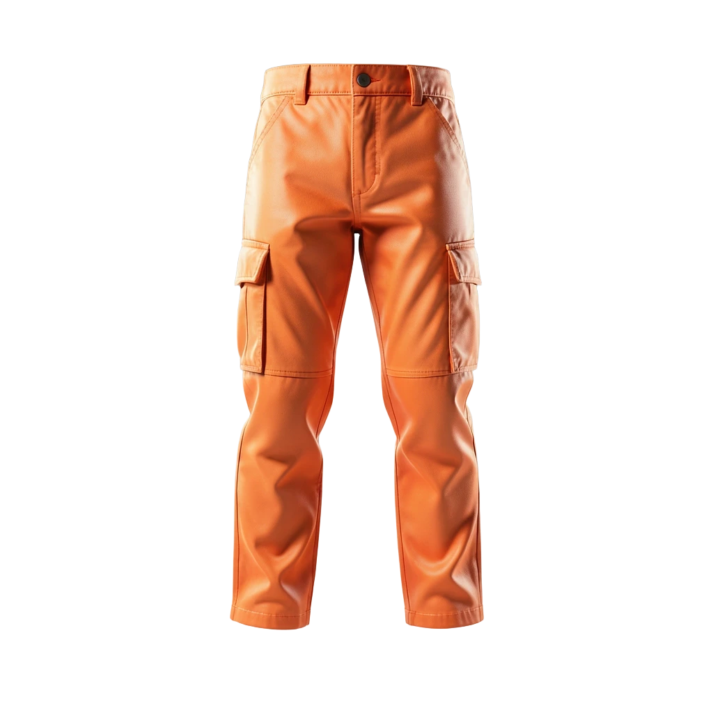 Orange Tactical Cargo Pants