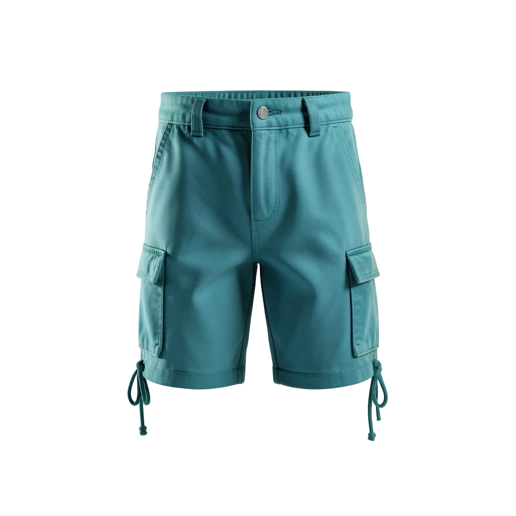 Teal Combat Shorts