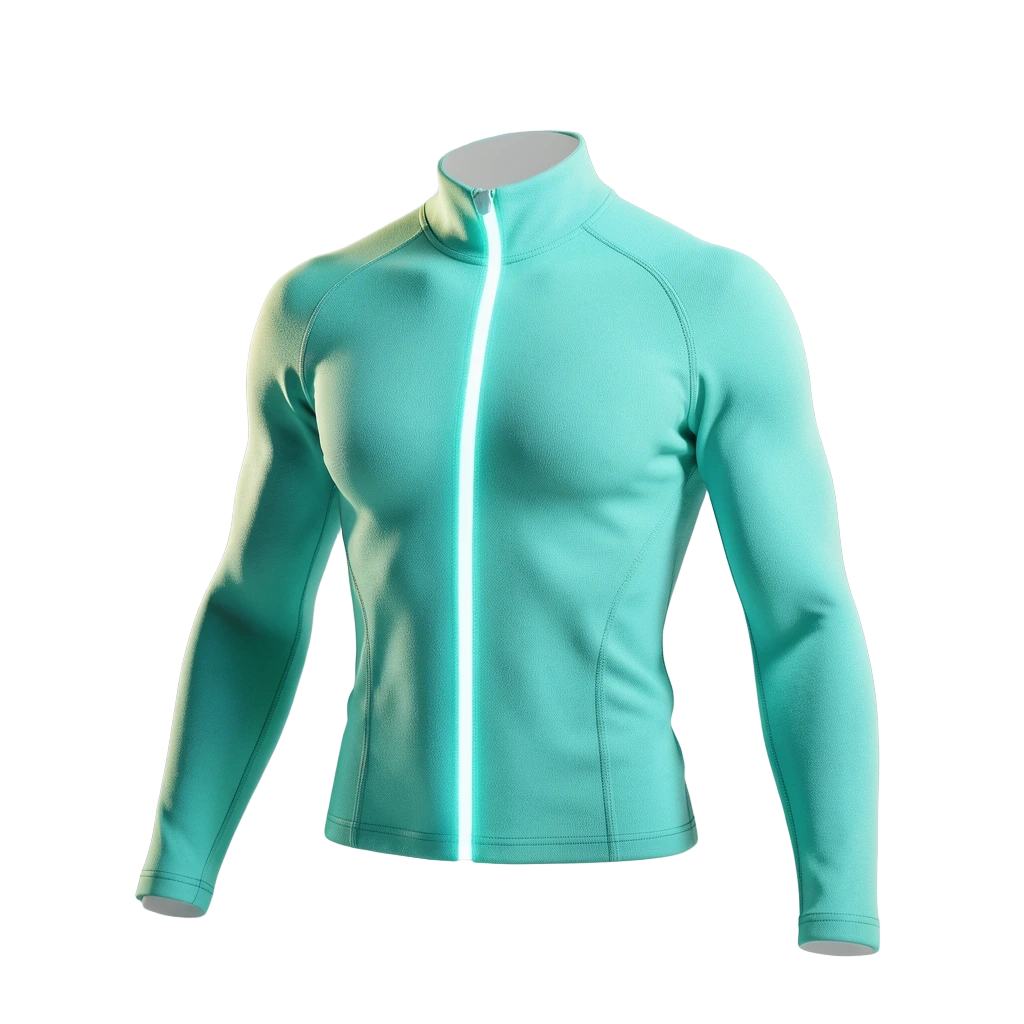 Neon Compression Turtleneck