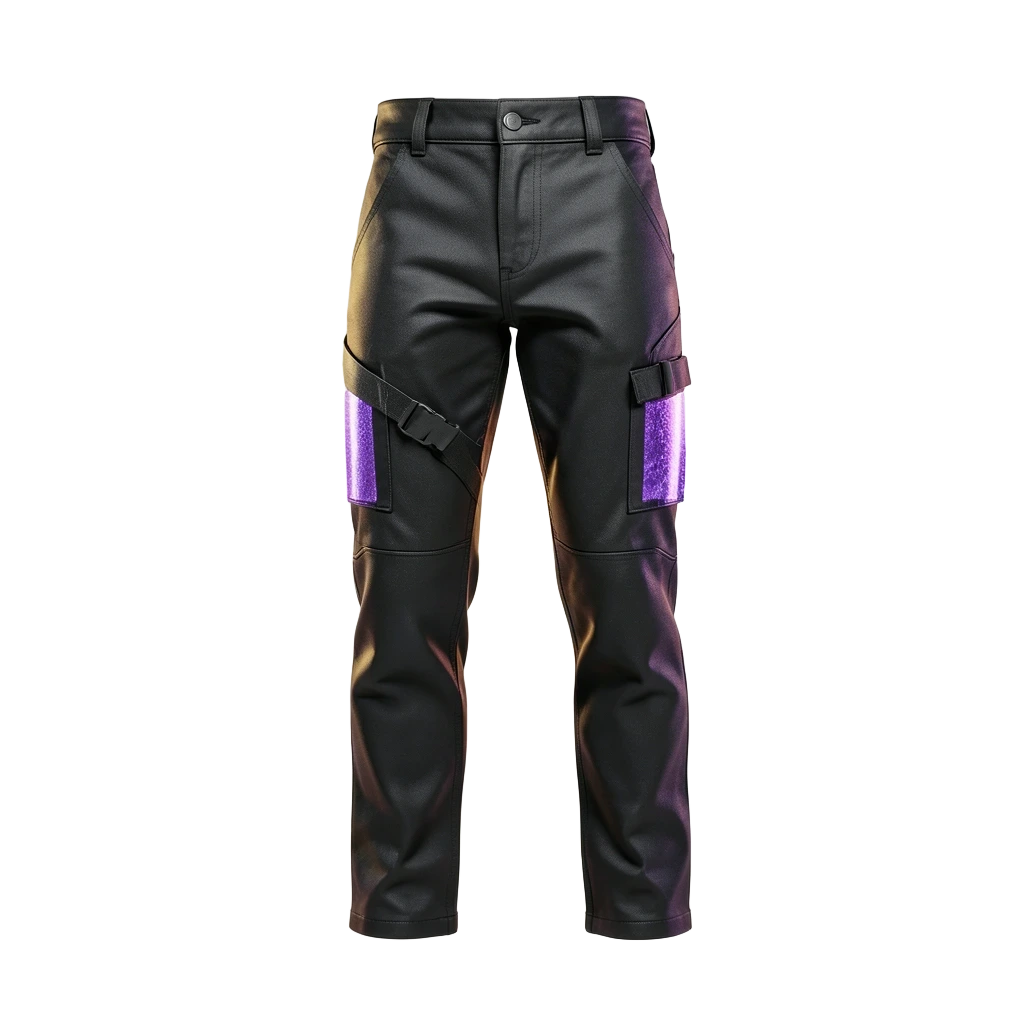 Black-Purple Leg Panels