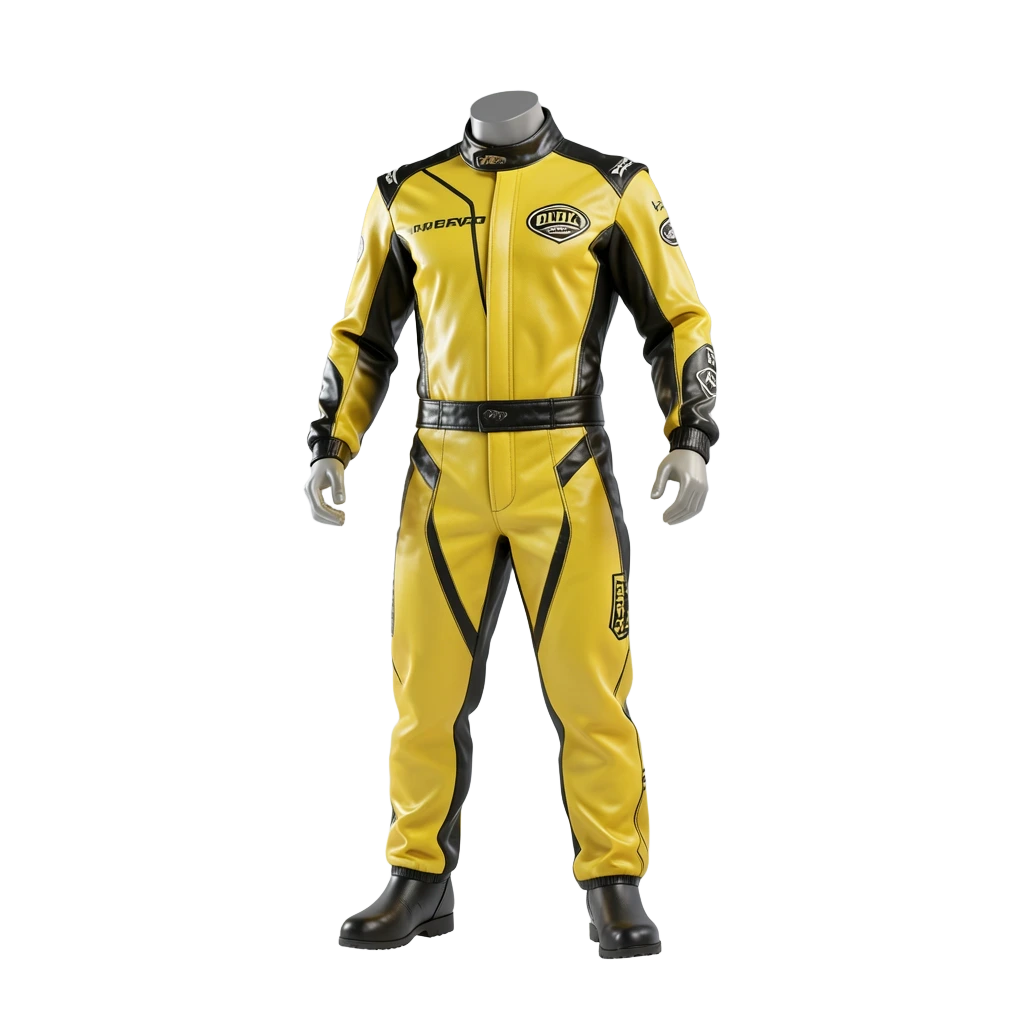 Yellow-Black Racing Suit