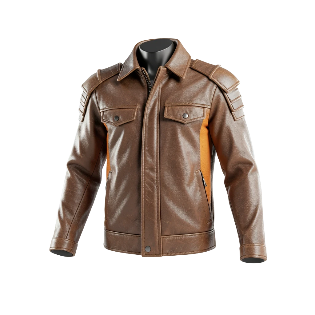Brown-Orange Explorer Jacket